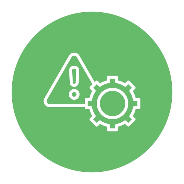 risk management icon vector image can be used for operations management