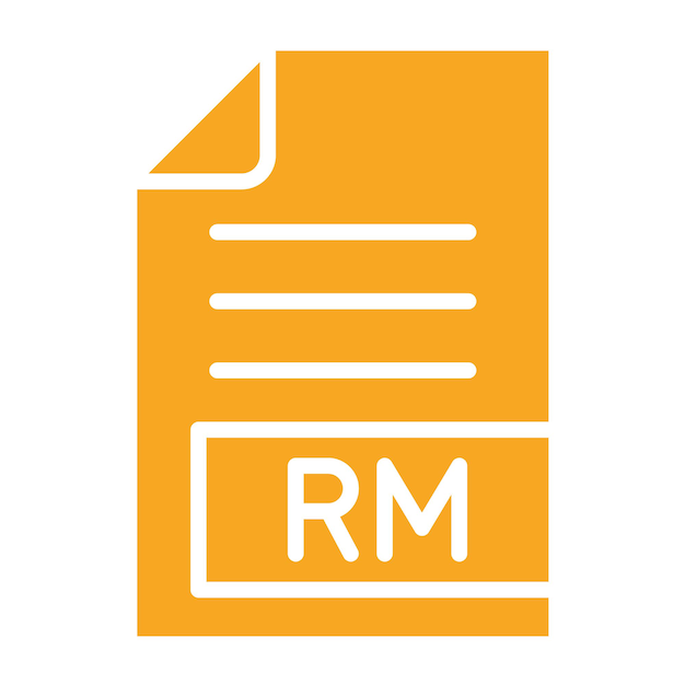 RM Vector Icon Design Illustration