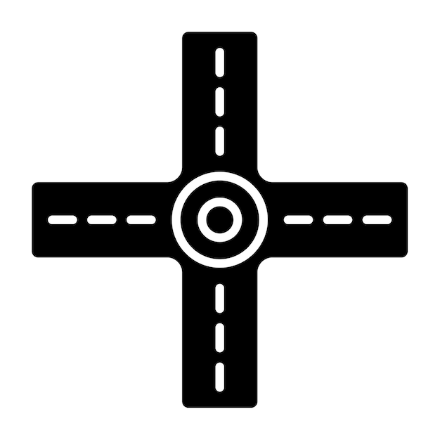 Road Intersection Icon