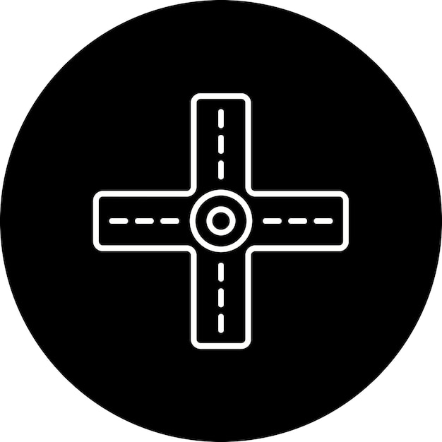 Road Intersection Icon