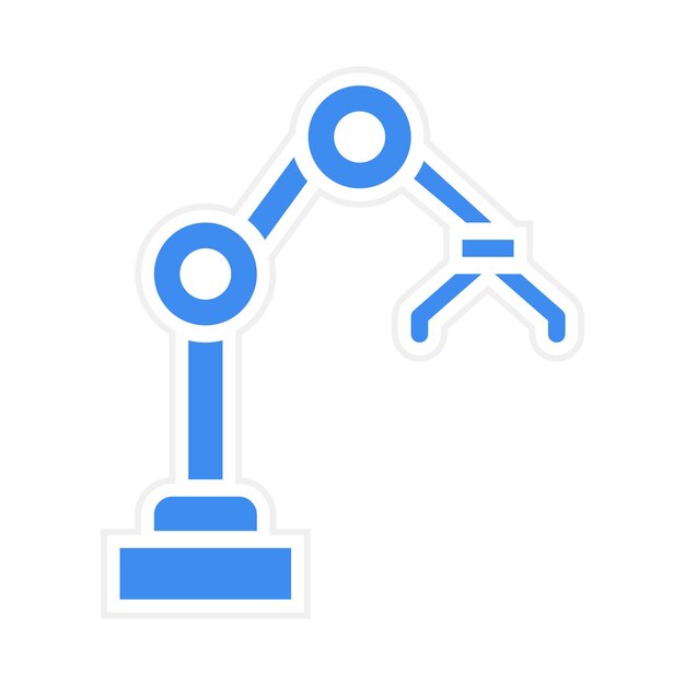 Robotic Arm icon vector image Can be used for Mass Production