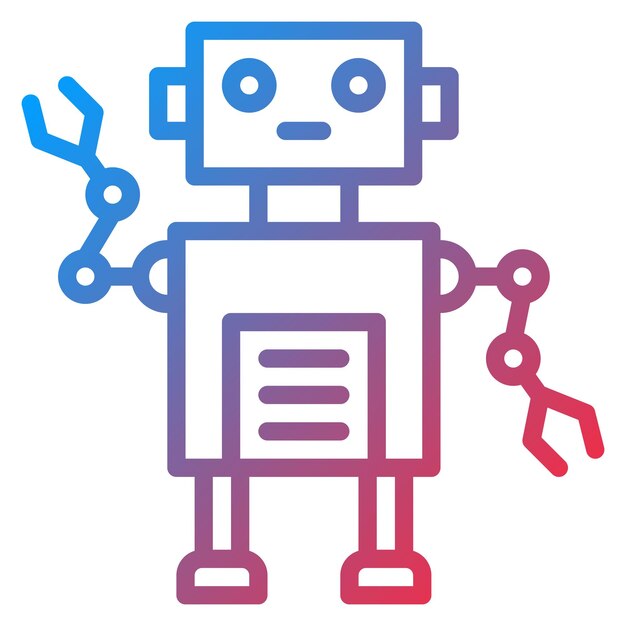 Robotics icon vector image Can be used for Digital Disruption