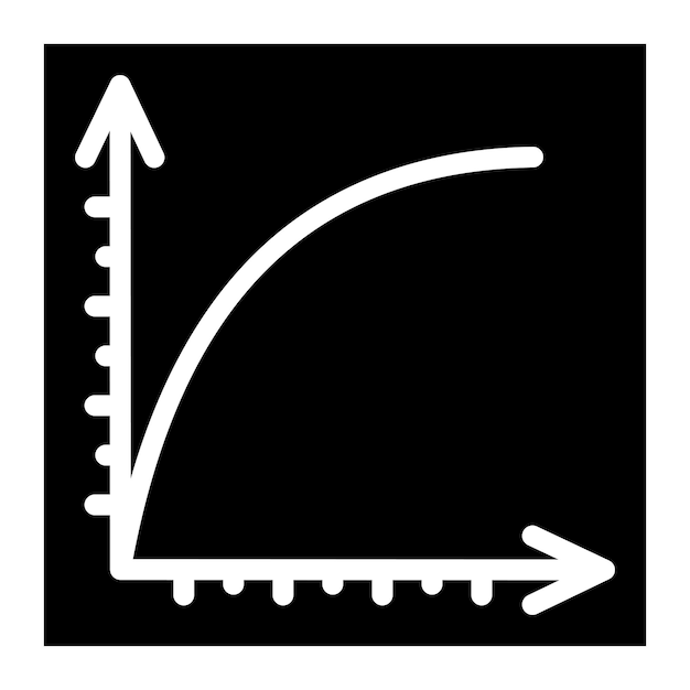 ROC Curve icon vector image Can be used for Data Science