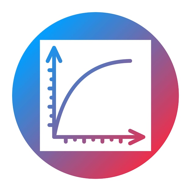 ROC Curve icon vector image Can be used for Data Science