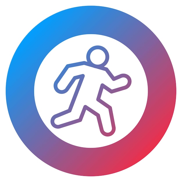 running in circles icon vector image can be used for burnout