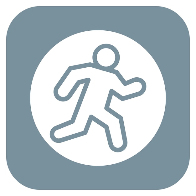 running in circles icon vector image can be used for burnout