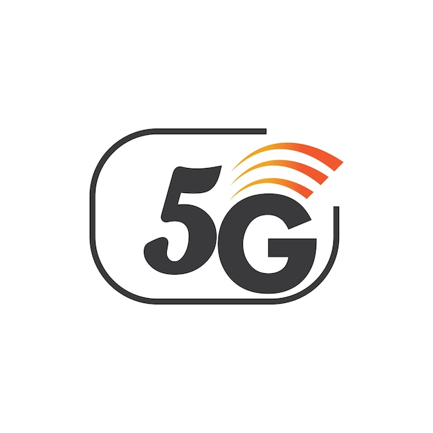 Šablona ikony 5g, vektorové logo, ilustrace