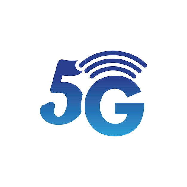 Šablona ikony 5g, vektorové logo, ilustrace