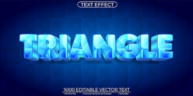 sale business triangle editable and scalable vector text effect