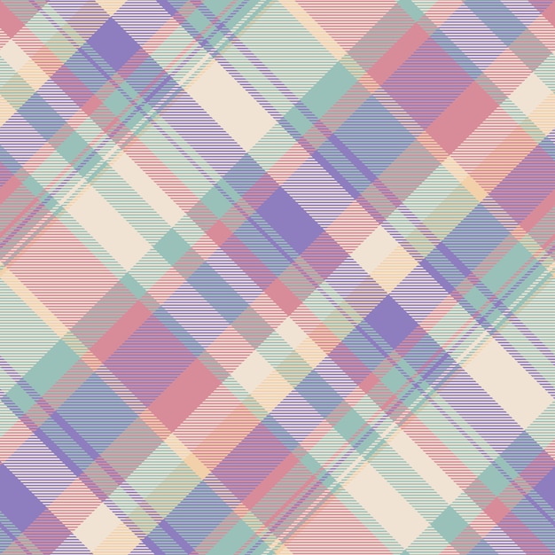 sample textile texture seamless oriental pattern background fabric nostalgia vector tartan check plaid in pastel and light colors