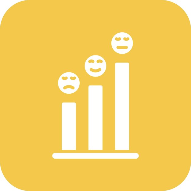 satisfaction level icon vector image can be used for customer feedback