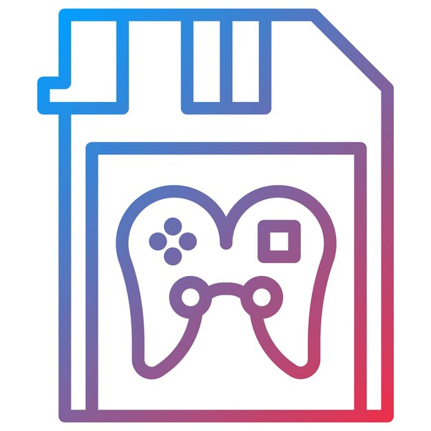 save game icon vector image can be used for game design