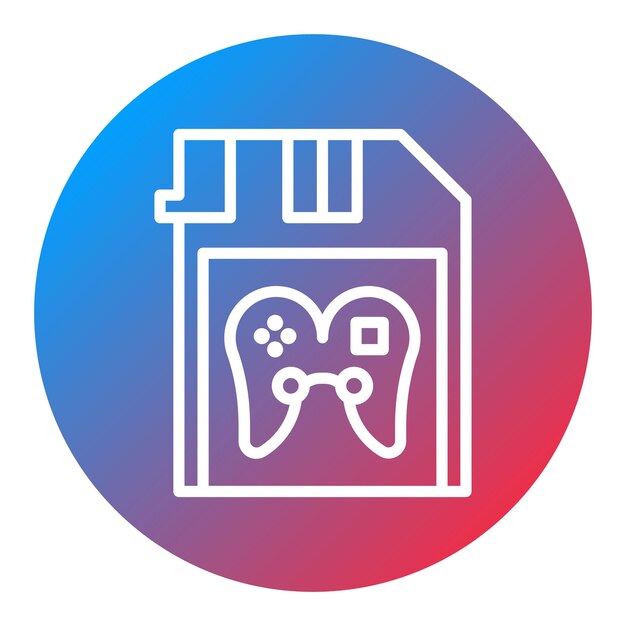 save game icon vector image can be used for game design