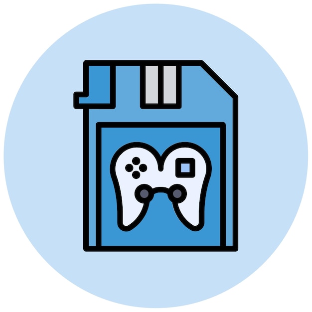 save game icon vector image can be used for game design