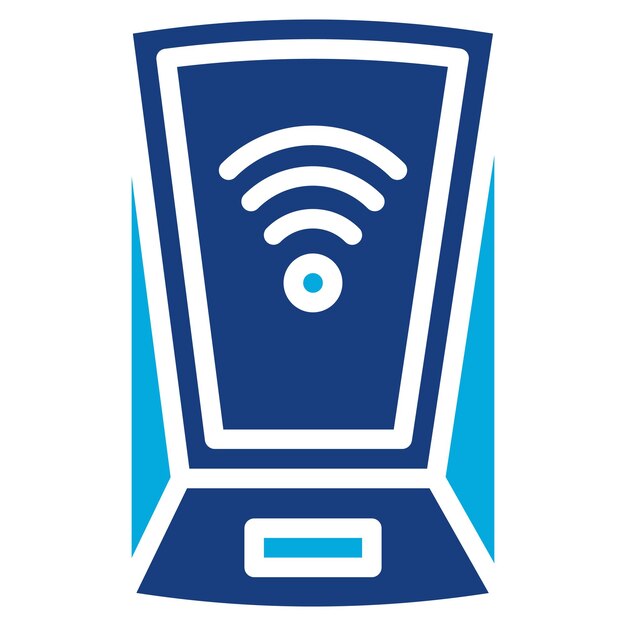 scanning device icon vector image can be used for biometrics