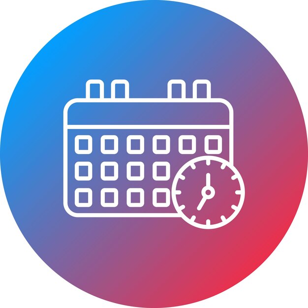 Schedule icon vector image Can be used for Business Management