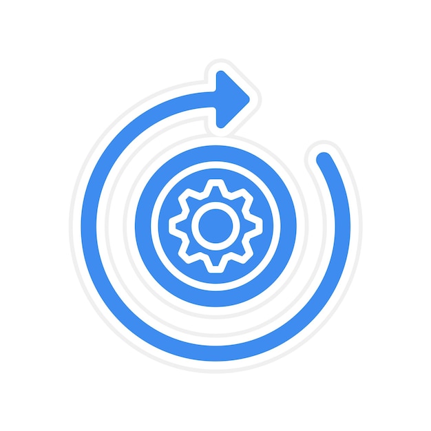 Scrumban icon vector image Can be used for Project Management