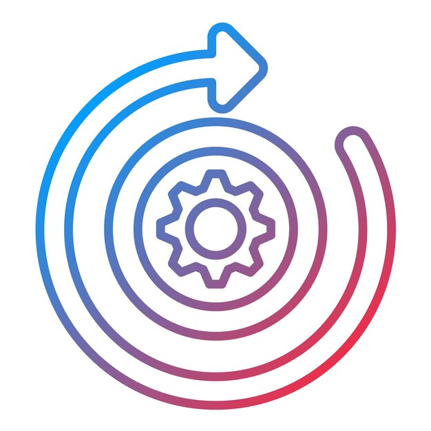 scrumban icon vector image can be used for project management