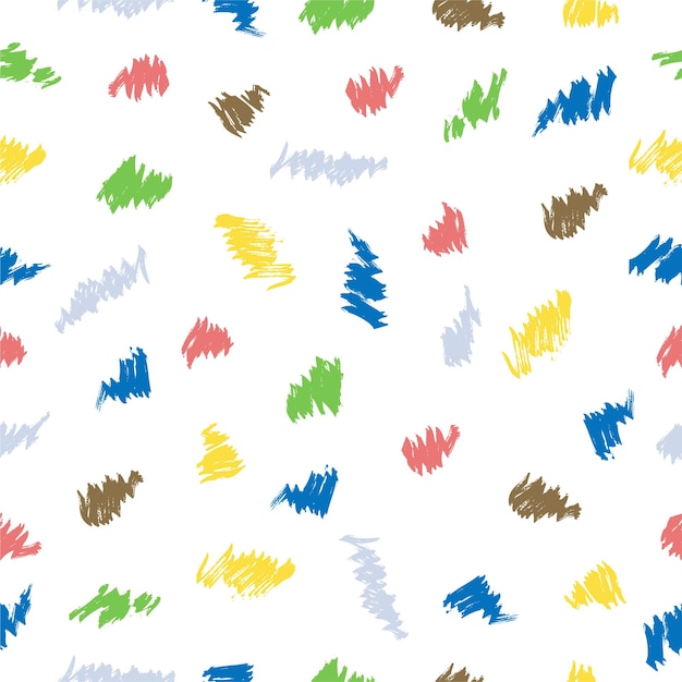 seamless abstract color scribble from yellow and orange streak big mark pattern for background