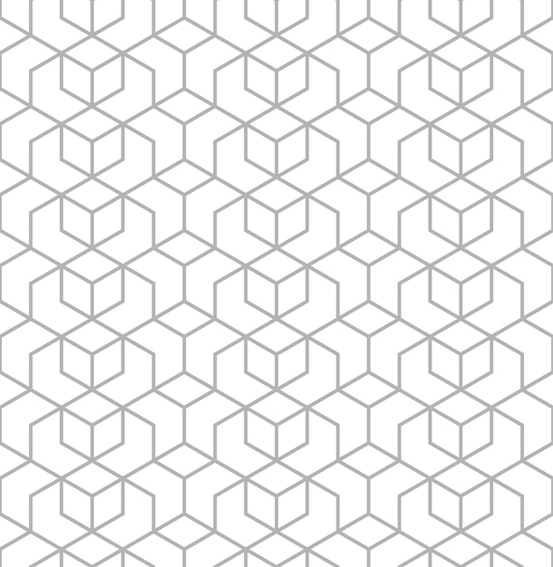 seamless abstract geometric pattern in 3d style