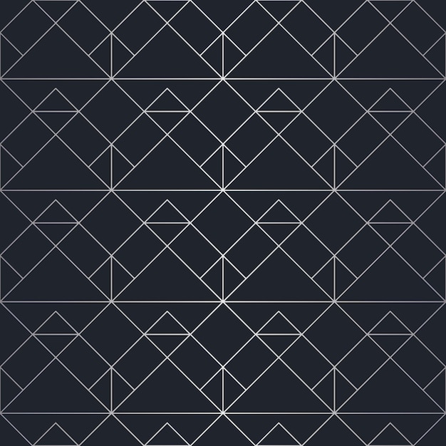 seamless abstract geometric pattern silver background vector seamless pattern