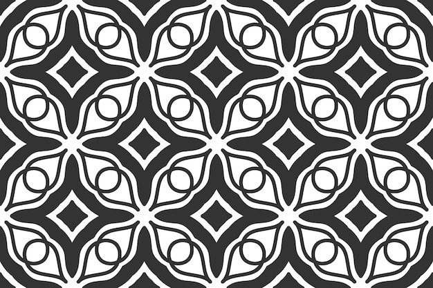 Seamless abstract geometric shape pattern