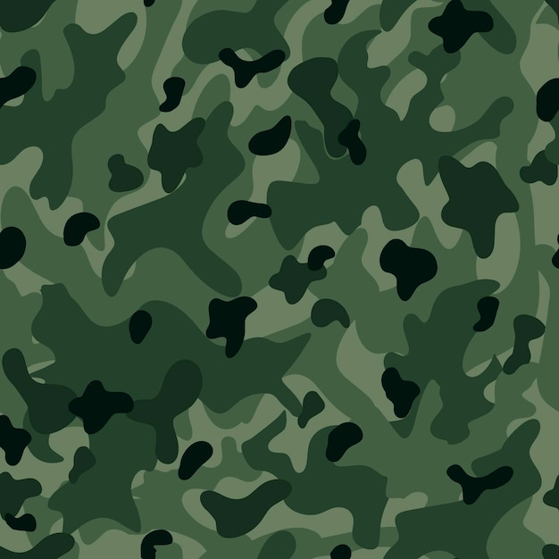 seamless camouflage pattern vector abstract background with military texture