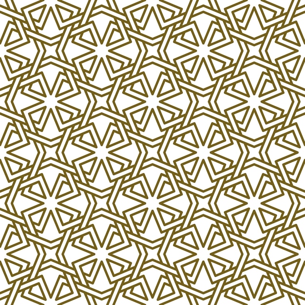 Seamless geometric ornament in arabic style
