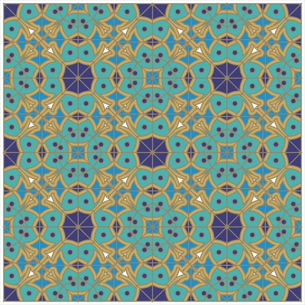Seamless geometric pattern seamless vector Abstract Patterns stylish texture symmetrical tiles