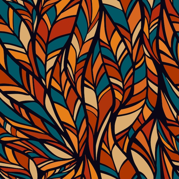 seamless pattern leaf