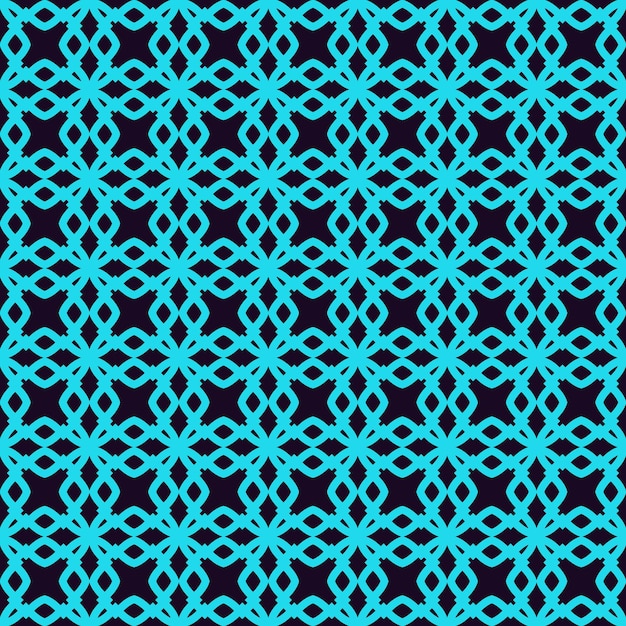 Seamless pattern Ornament of lines and curls Linear abstract background