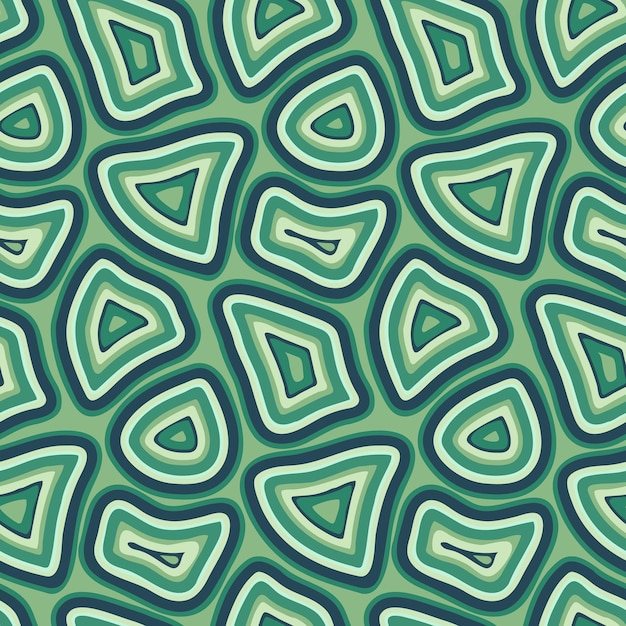 Seamless pattern with layered geometric shapes Vector illustration