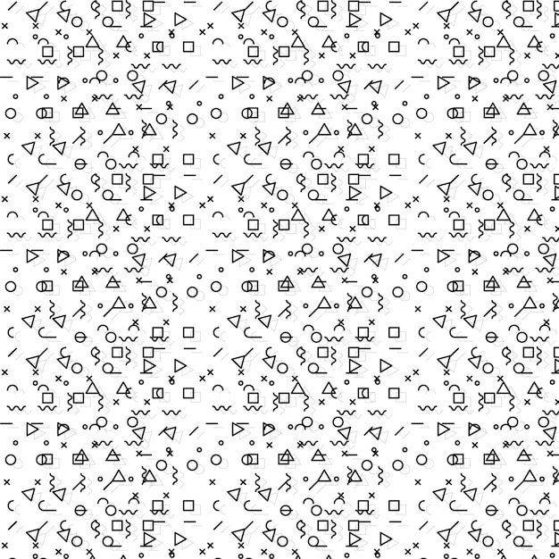 seamless pattern with the letters of the alphabet.