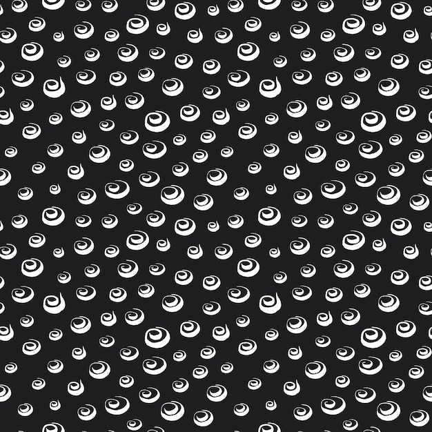 Seamless pattern with whimsical grunge strokes
