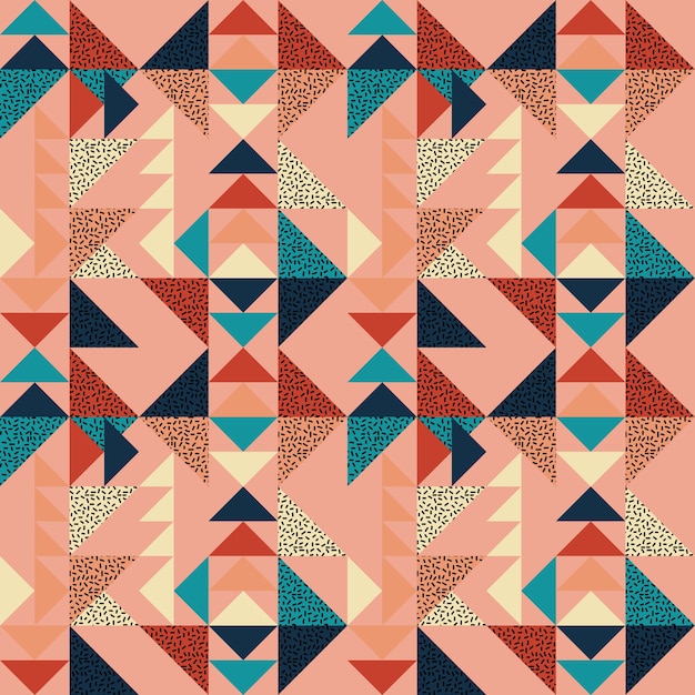 Seamless triangle pattern abstract background 