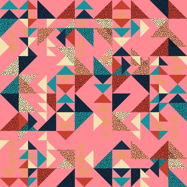 Seamless triangle pattern abstract background