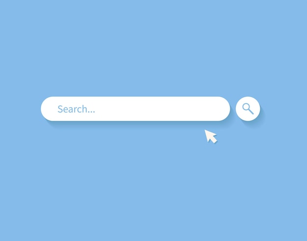 search bar design element search bar for website and ui mobile apps