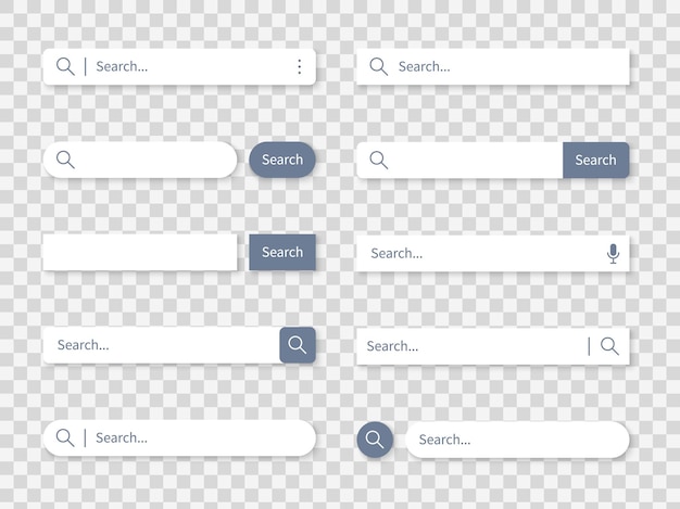 Search bar design illustration
