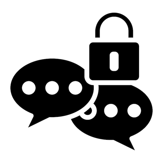 Secure communication icon vector image Can be used for Information Security
