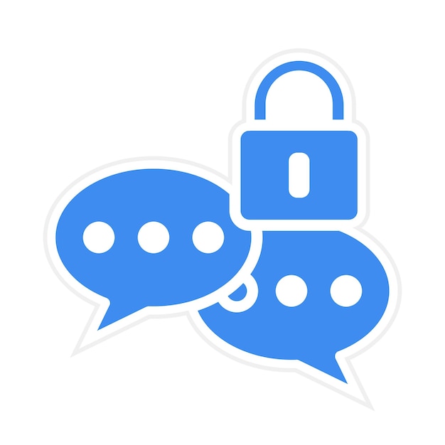 Secure communication icon vector image Can be used for Information Security