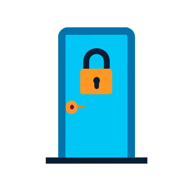security door showing the highest level of security icon