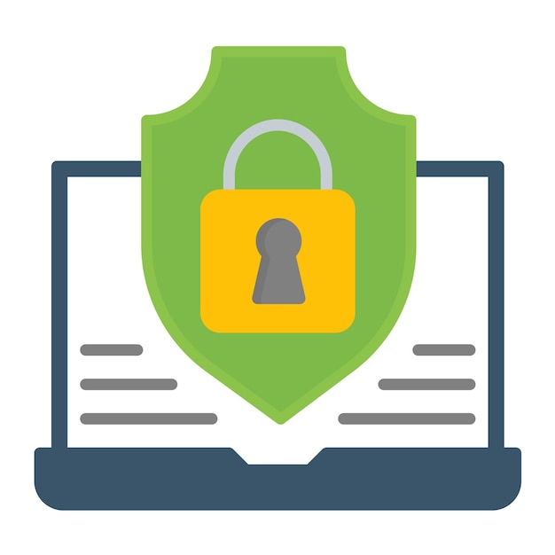 Security System Vector Illustration Style