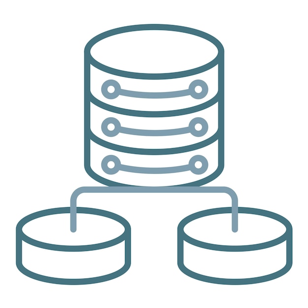 Semi Structured Data Flat Illustration