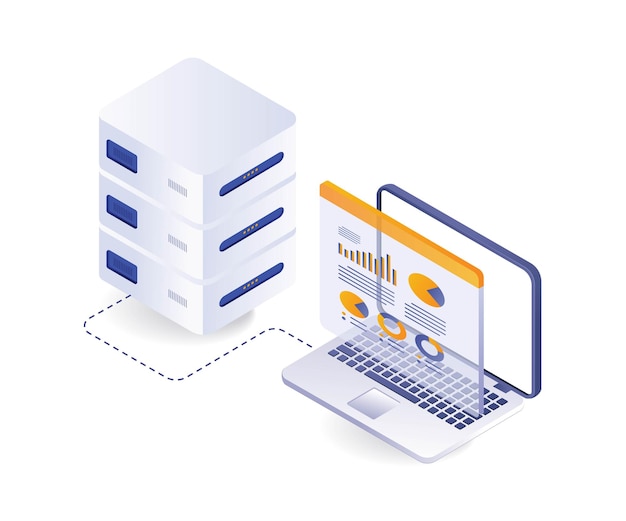 Server computer data analysis