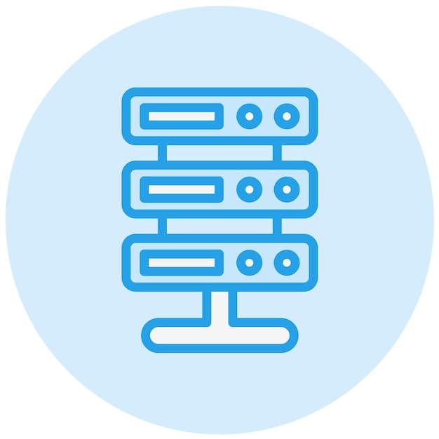 server vector icon design illustration