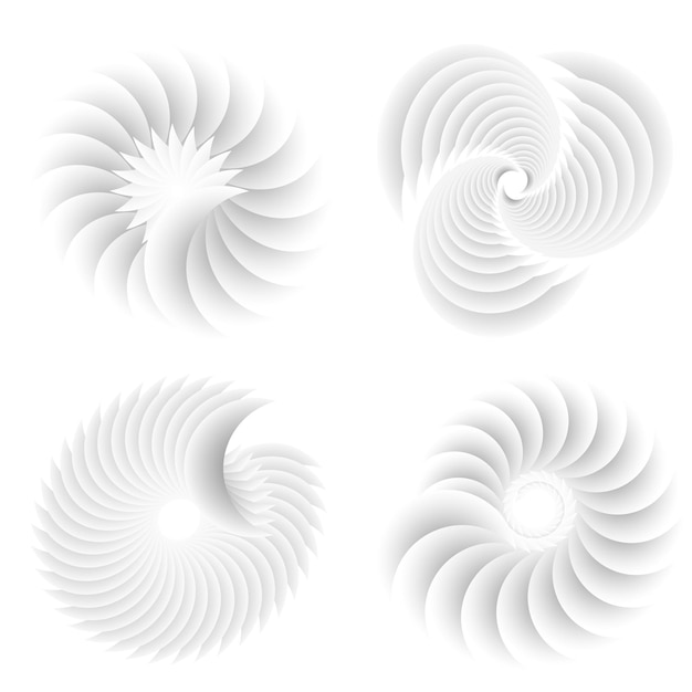 set design element circle isolated bold vector colors golden ring from abstract glow wavy stripes of many glittering swirl created using blend tool vector illustration eps10 for your presentation