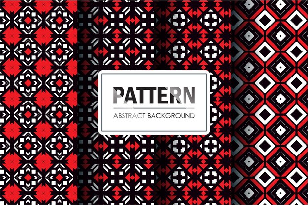 Set of abstract pattern in minimal style