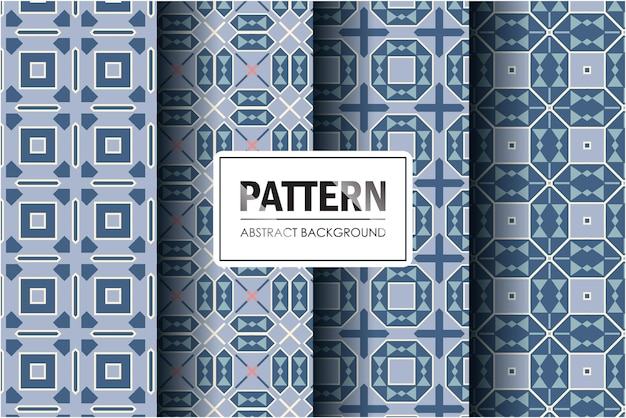 set of abstract pattern with minimal style