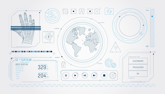 set of infographic elements about global transactions and ecommerce security