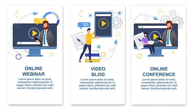 Set Online Webinar, Video Blog, Online Conference and He is Conducting Online Training